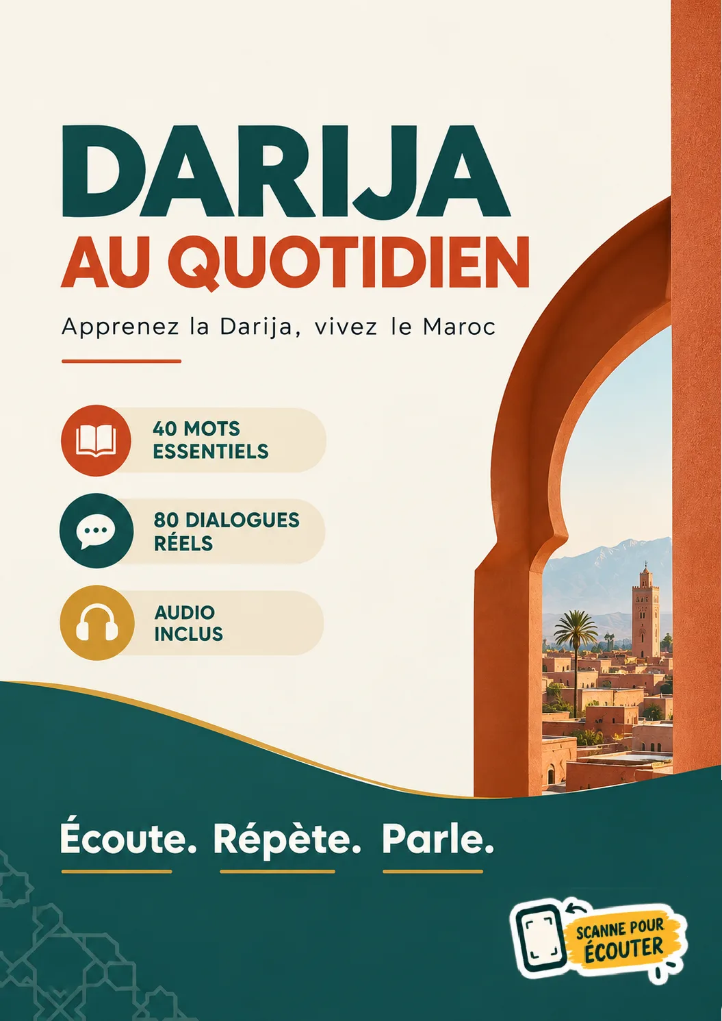 Darija au Quotidien — 40 Mots et Expressions Essentiels (PDF Gratuit)